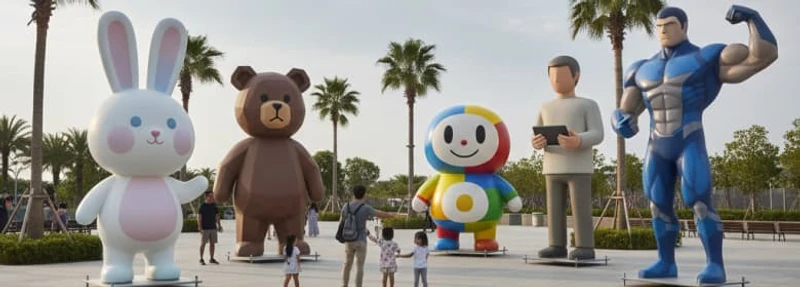  Personagens gigantes para eventos: impacto visual