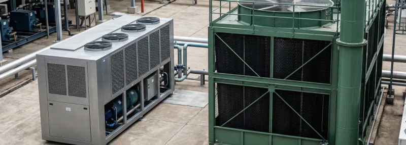 Diferença entre chiller e torre de resfriamento?