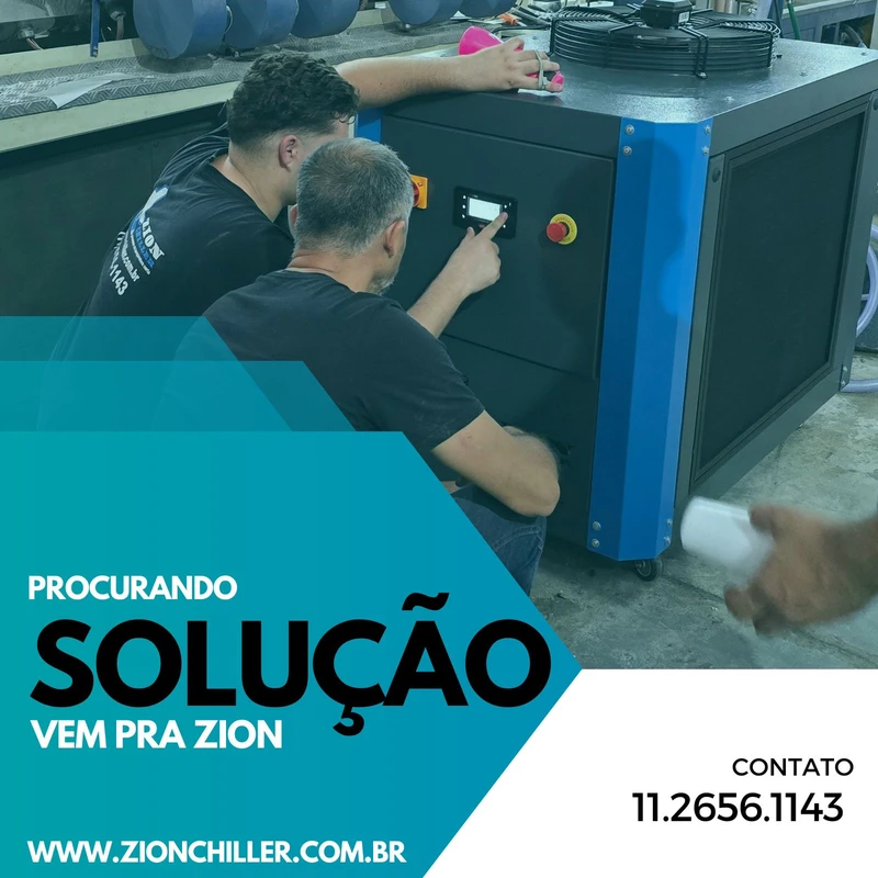 Manutenção preventiva de chiller