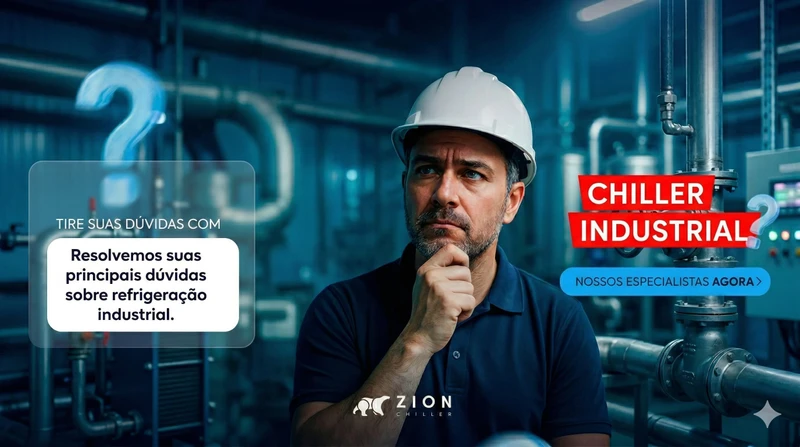 Vida útil de um chiller industrial