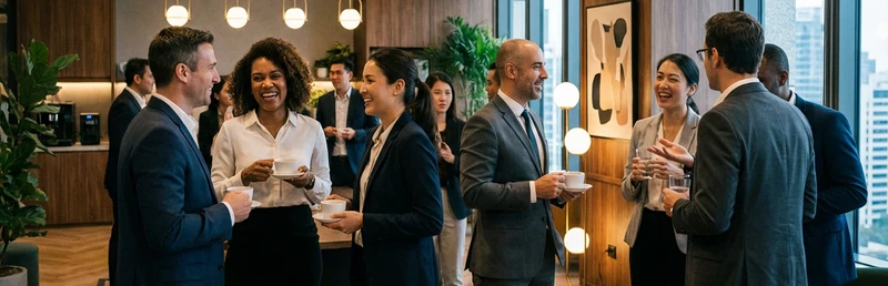 Grupo de networking empresarial em Alphaville