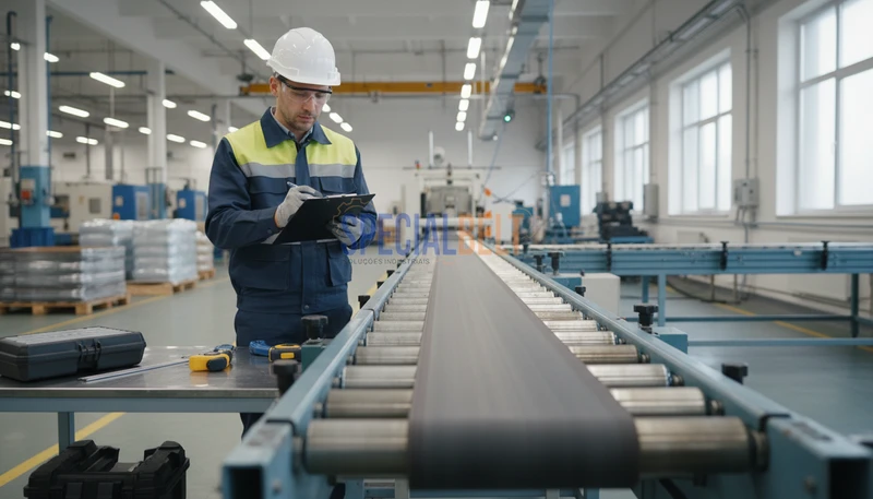 Checklist de inspeção diária de transportadores