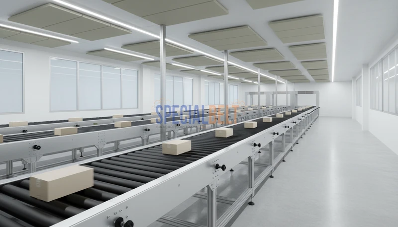 Reduza o ruído da esteira transportadora com nossas correias