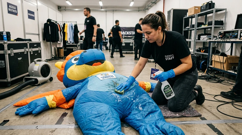 Cuidados com fantasias infláveis: limpeza e uso