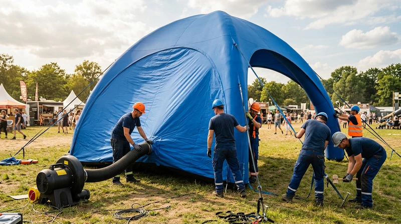 Guia de Montagem: Como Instalar Tenda Inflável