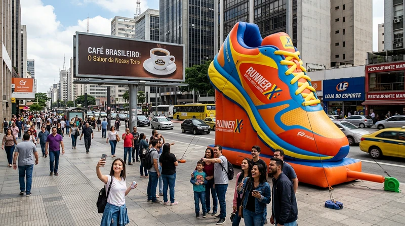 Inflável Promocional x Outdoor: Qual o Melhor ROI?