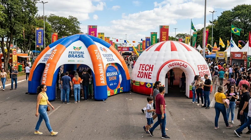 Tenda Aranha ou Iglu: Qual Escolher para Eventos?