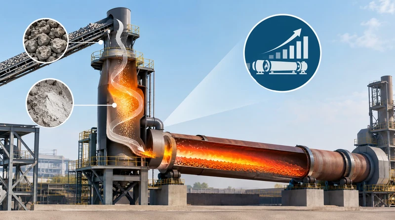 Pré-Calcinador: função e ganho de capacidade no forno 