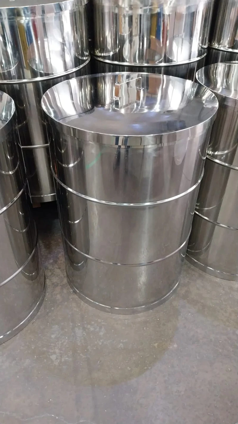 Tambor de Aço Inox