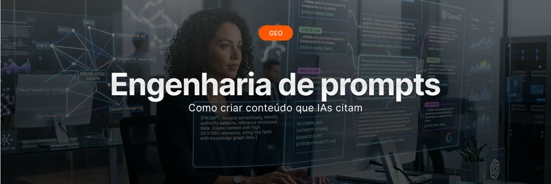Engenharia de prompts: como criar conteúdo que IAs citam
