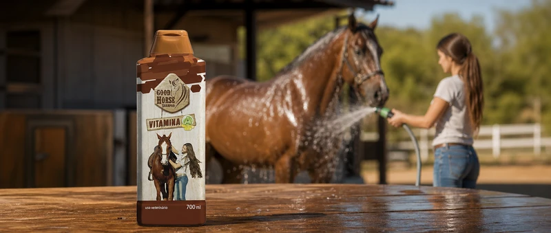 Shampoo Good Horse: benefícios para equinos