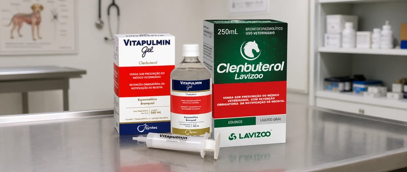 Vitapulmin Gel vs Clenbuterol Lavizoo: qual a diferença