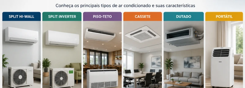 Conheça os Principais Tipos de Ar Condicionado