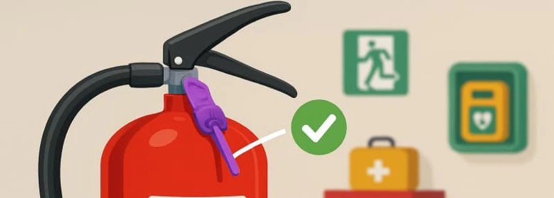 Lacre para extintores e equipamentos de emergência