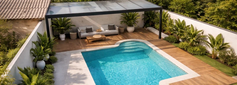 Toldo retrátil em lona ou policarbonato: qual é melhor?