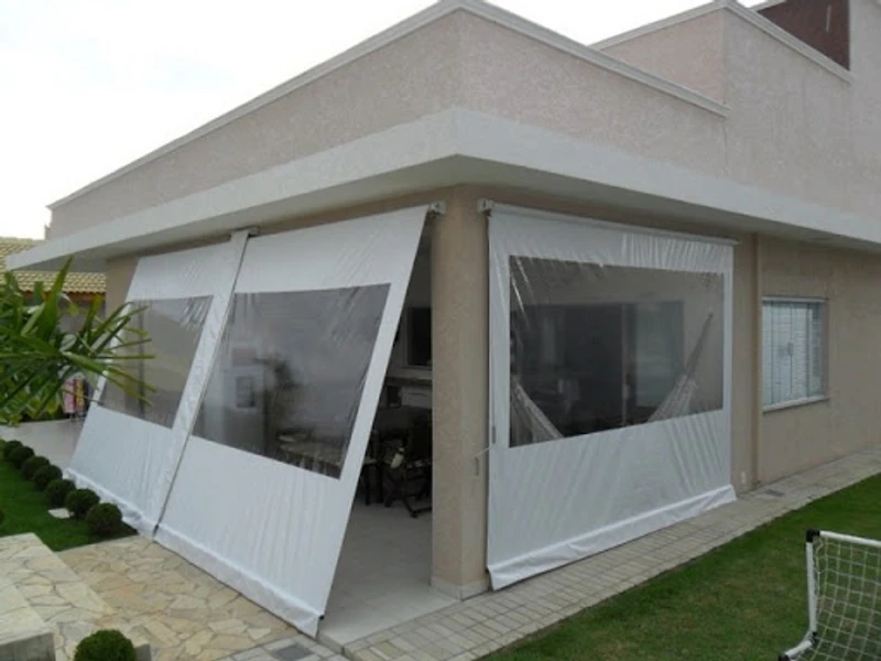 Toldos verticais para áreas externas