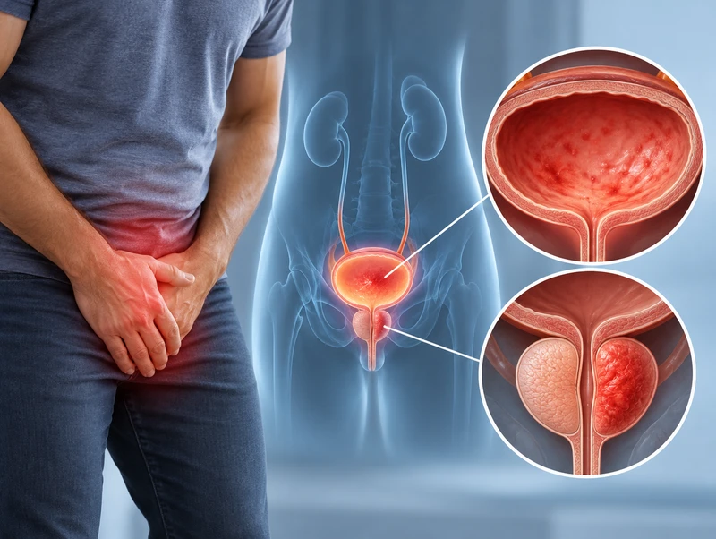 Cistite em homens: inflamação pode estar associada a problemas da próstata