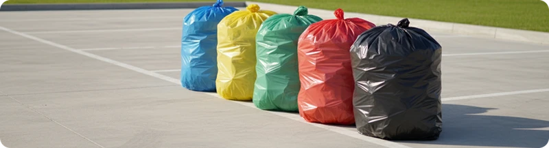 Como escolher saco de lixo resistente