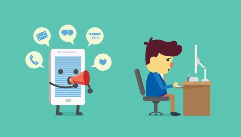 Minimize as distrações